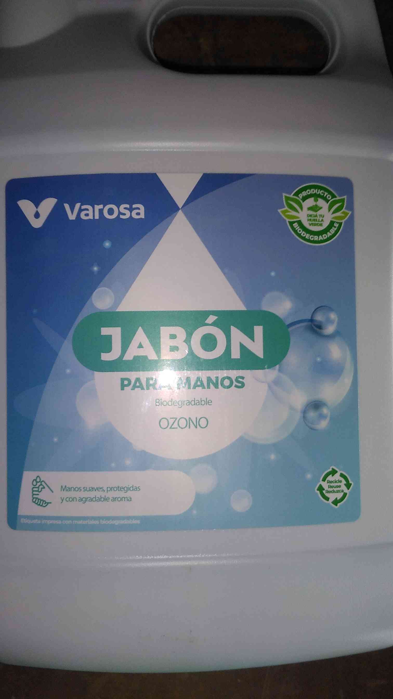 JABON ANTIBACTERIAL VAROSA OZONO GL